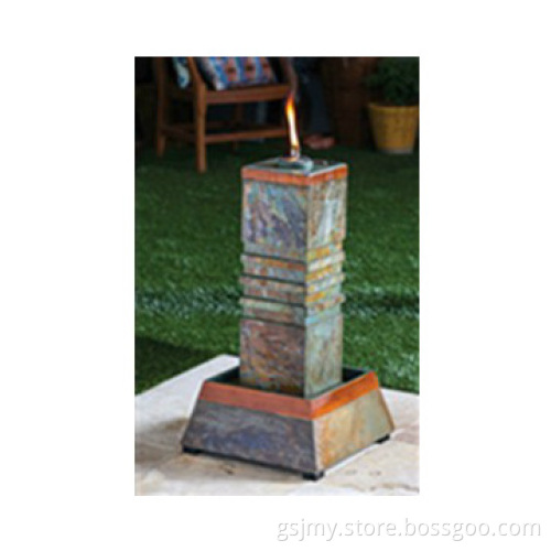 Slate Fire Fountain, Ridged